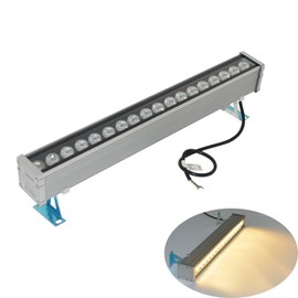 RSN LED 18W Wall Washer Light, 19.7in Linear Strip Light, Super Bright 1800Lm in Brightness, 120V LED Light Bar 3000k Warm White,IP65 Waterproof for Landscape, Church, Ads, Yard, Garden