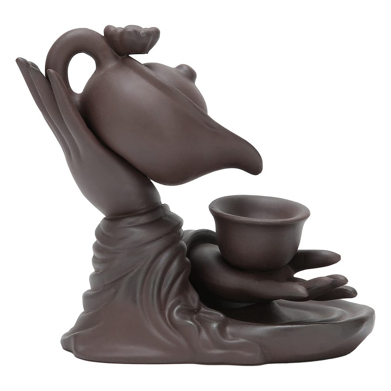Cocoarm Innovative Backflow Incense Burner Smoke Waterfall Table Decoration for