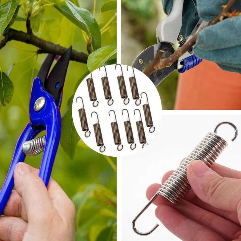Changyeah Pruning Shears Springs,10 PCS Replacement Spring Gardening Tools Parts,Garden