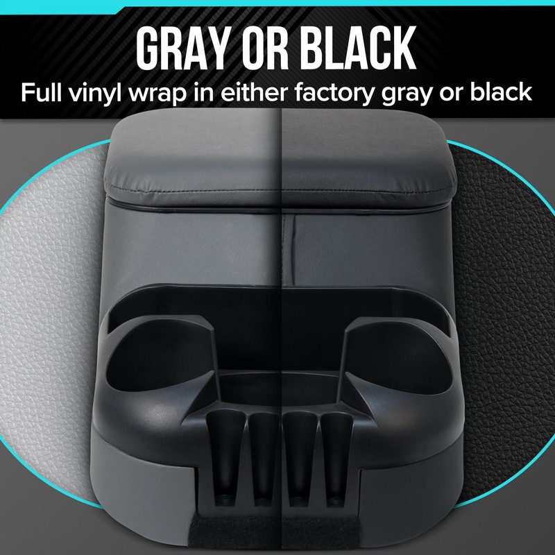 Moblorg Center Console for Truck Bench Seats, Vehicle Organizer, Medium,