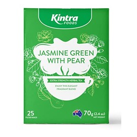 Kintra Foods Jasmin Green & Pear Blend Herbal Tea 25 Teabags, 65 g