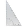 Graphoplex GX135 Set Square 60° / Protractor/Length 36 cm/Thickness 3