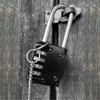 Diompirux Set of 2 Combination Lock with Shackle Long, 4