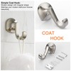 BGL Bathroom Hardware Set Brushed Nickel Adjustable Expandable Towel Bar