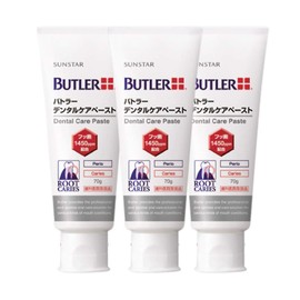 Sunstar Butler Dental Care Paste, 2.5 oz (70 g) x 3 Bottles, Dental Clinic