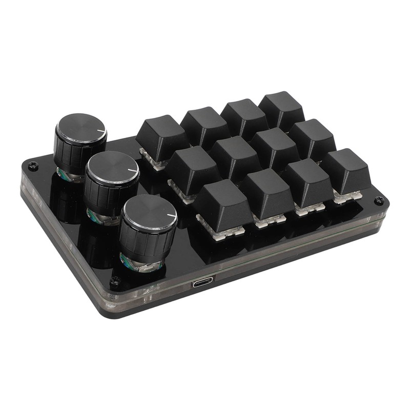 Mini 12 Key Keypad with 3 Knob Custom Programme Hot