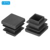 PATIKIL 5/8" x5/8" Plastic Tubing End Caps, 20Pcs Square Hole