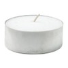 Wertpack Maxi Tealights Aluminium and Wax White/Silver 60 mm Diameter
