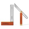 WORKPRO Carpentry Squares Set 2-Piece, Try Square 8-Inch/200mm, Adjustable Sliding
