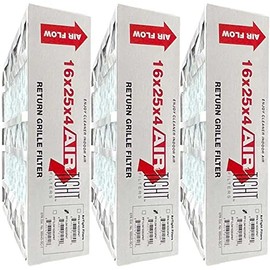 Atomic 16x25x4 MERV 8 Return Grille Filter Compatible for Honeywell FC20R1625 Air Filter - 3 pack