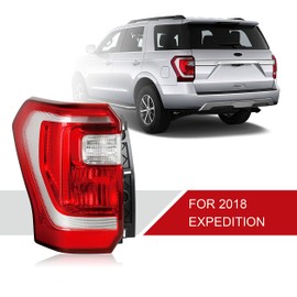 AutoZest Tail Lights Assembly Compatible with Expedition XL XLT 2018 2019 2020 2021 Rear Brake Lamp With Wire Harness and Bulbs JL1Z13405G(XL XLT 2018-2021 Left Driver Side)