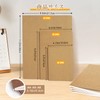 Notebook, Blank Set, Kraft Sewn Notebook, 64 Pages, 32 Sheets