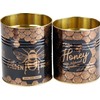 Temerity Jones Set Of 2 Multi Purpose Metal Storage Tins