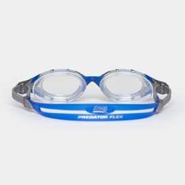 Zoggs Flex Swimming Goggles, 180 Degree Peripheral Vision - Blue/White