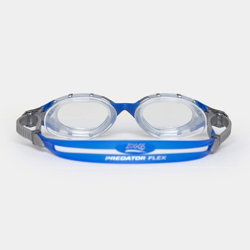 Zoggs Flex Swimming Goggles, 180 Degree Peripheral Vision - Blue/White