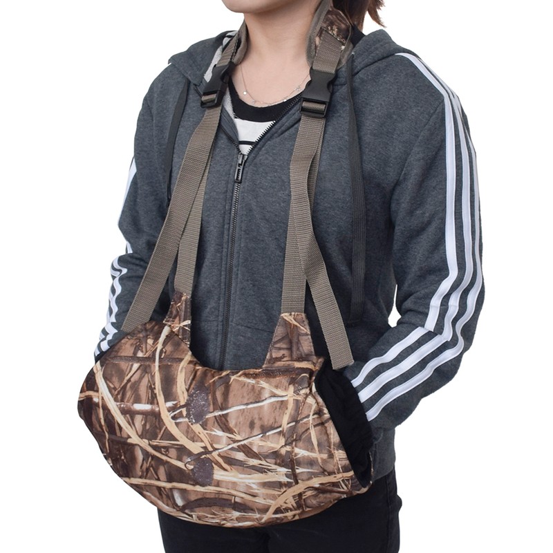 Outdoor Hunting Camouflage Keep Warm Lint Hand Warmer Muffs with