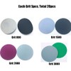20ps 50 mm Mix Grit Set Water Sanding Sandpaper 2