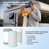GLACIER FRESH Replacement cartridges for RV Water Filter System, 0.2