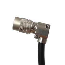 D-Tap to Hirose 4-Pin Male Coiled Power Cable Compatible with Sound Devices 688, 644, 633, Zoom F8/F4, MixPre-10 II, SmallHD AC7, DP7 Monitors, V-Mount & Gold Mount Battery Power Adapter, 31”