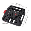 V Lock Assembly Quick Release External Battery Plate Camera Accessory