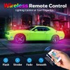 ATROVI RGB LED Side Marker Lights Replacement for Dodge Challenger
