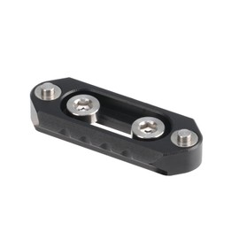 FocusFoto Quick Release Safety NATO Rail 49mm Long with Spring Loaded Pins & 1/4"-20 Screw, Universal for NATO Clamp, NATO Handle, Camera Cage