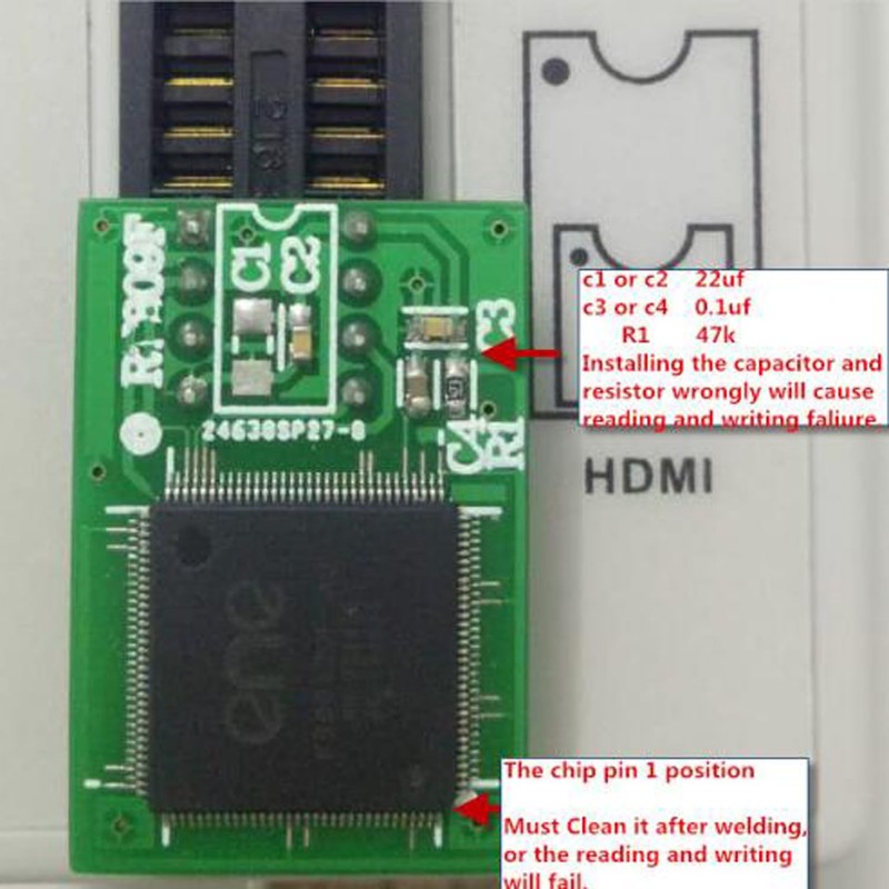 XGOIENZI RT809F Programmer 8 Adapters Motherboard Reader sop8 IC Socket