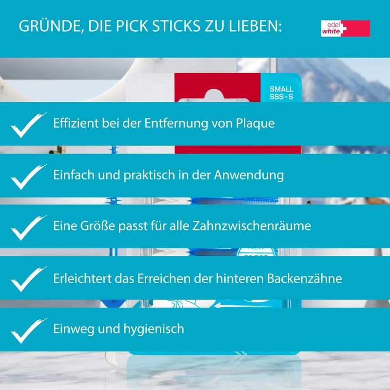 edel+white Pick Sticks Small in Travel Box Pack of 50