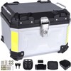 Motorcycle Top Case 45L Aluminum Motorcycle Top Trunk Tail Box