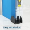 JUBEST Sliding Barn Door Floor Guide, Floor Mounted Sliding Door