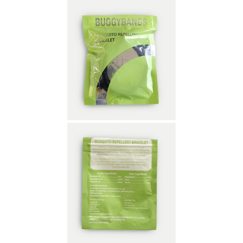 BuggyBands Mosquito Bracelet Refill Oil Sticks (30 Pack) | Plant-Based