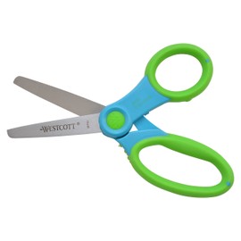 Westcott Soft Handle Kids Scissors, Assorted Colors, 5-Inch Blunt, (14596)