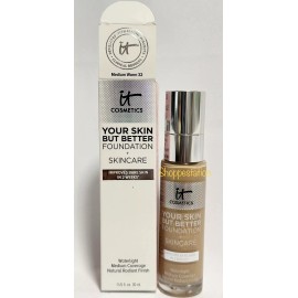 It Cosmetics Your Skin But Better Foundation + Skincare Shade MEDIUM WARM 32
