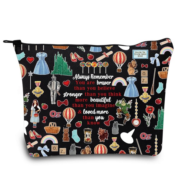 LEVLO Princess Red Slippers Cosmetic Make up Bag You Are