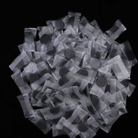 Mascarilla Facial Comprimida de Fibra de Carbón de bambú, Tejido, Fuerte Absorción de Agua, Paquete, 100 Uds.