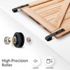 EaseLife 9 FT Double Door Sliding Barn Door Hardware Track