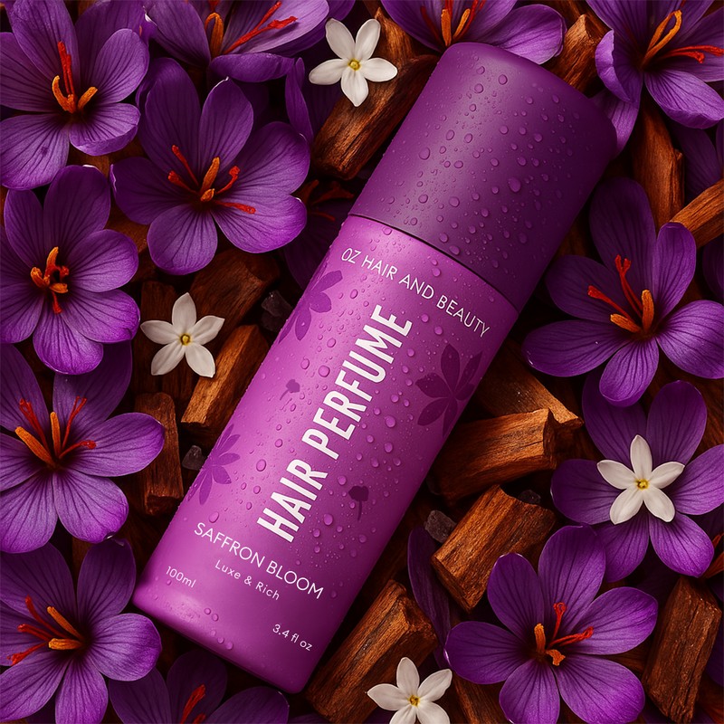 Oz Essentials Hair Perfume - Saffron Bloom 100ml