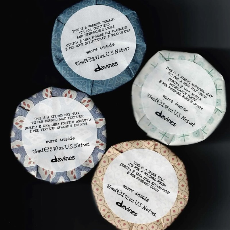 Davines shampoo and hair milk