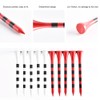 Professional Natural Ball Tees 100 Packs of 8.3cm Ball Tees