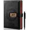 CAGIE Journal with Lock for Men and Women Refillable 290