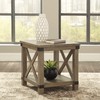 Signature Design by Ashley - Aldwin Rectangular End Table, Pine