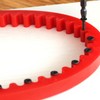 Woodworking profiling strip, gear driven profiling strip, 16 mm spacing,