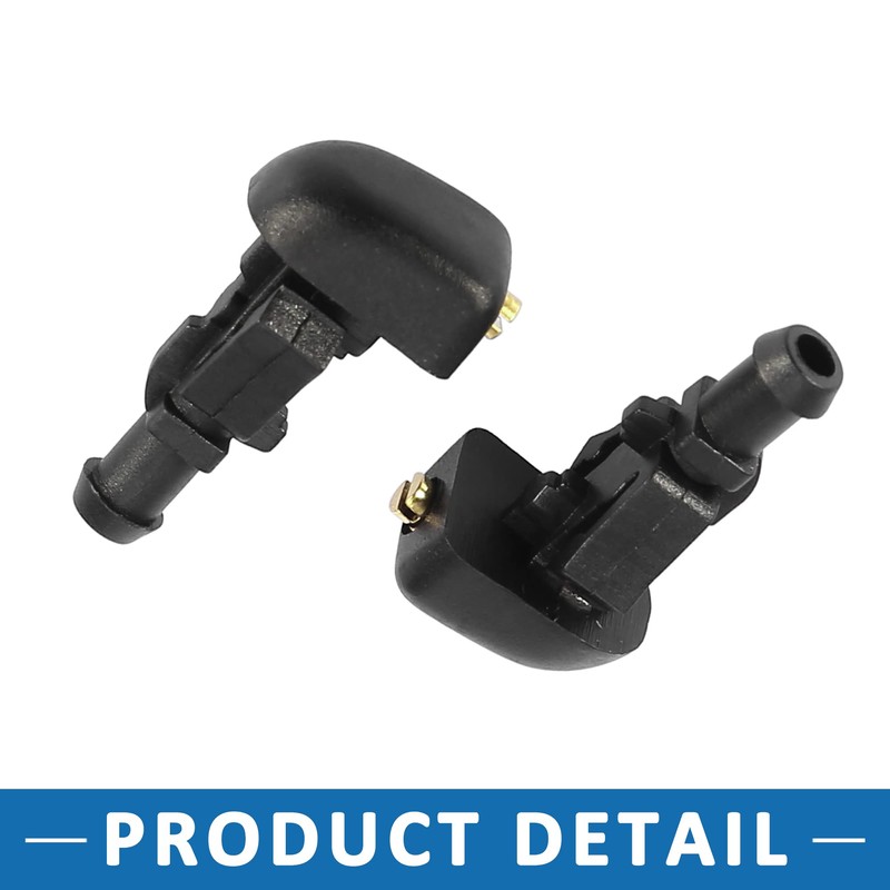 A ABSOPRO Windshield Wiper Nozzles 3W7Z17603AA Jet Spray for Ford