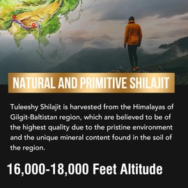 Tuleeshy Shilajit Himalayan Shilajit Resin 30g - 100% Pure Shilajit with Fulvic Acid, Trace Minerals & Natural Compounds, Sourced from The Himalayas (Pack of 1)