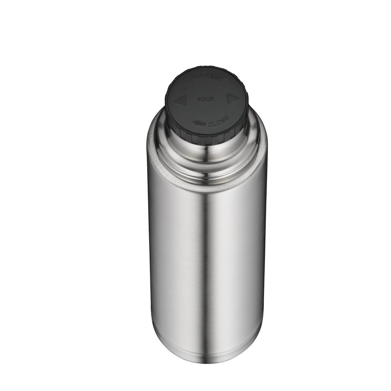 alfi 5457.205.075 Isolierflasche, Isotherm Eco Edelstahl, 0,75 l, mattiert