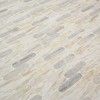 MSI Angora Ellipse Polished Marble Mosaic Floor and Wall Tile