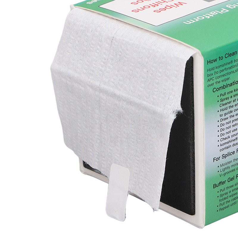 Fiber Optic Cleaning Wipe 220 Sheets Dust Free Cleaner Platform