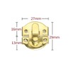 20Pcs Latch,Toggle Catch Latch Clasp,Jewelry Box Lock Buckle for Packaging,Gift