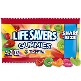 Lifesavers Gummies Five Flavor Pouches, 4.2 Ounce (Pack of 15)