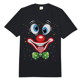 Carnival Clown Face Circus Costume Kids Men Women Carnivals Comfort Colors Adult Heavyweight T-Shirt